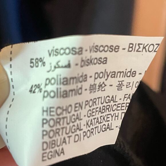 Zara NWT Black Long Sleeve Midi Dress - size Small - Picture 6 of 7